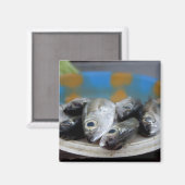 auf dem Fischmarkt Mercado de Peixe) Magnet (Vorderseite/Rückseite)