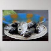 auf dem Fischmarkt Mercado de Peixe) Poster (Vorne)