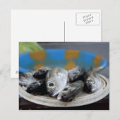 auf dem Fischmarkt Mercado de Peixe) Postkarte (Vorne/Hinten)