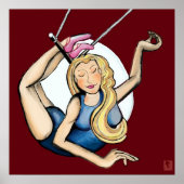 Auf dem fliegenden Trapez Poster (Vorne)