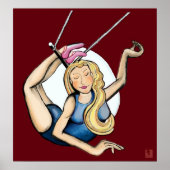 Auf dem fliegenden Trapez Poster (Vorne)