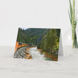 Auf dem Fluss Animas, Colorado Karte