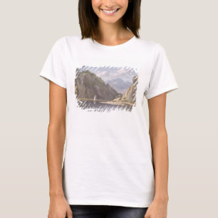 Auf dem Fluss Elbe, nahe Lowositz in Sachsen, T-Shirt