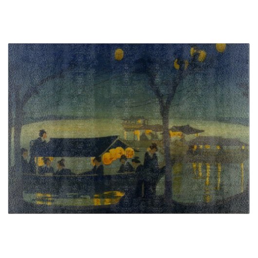 Auf dem Fluss-hackenden Brett (Vorderseite)