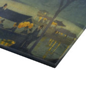 Auf dem Fluss-hackenden Brett (Ecke)
