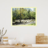 Auf dem Fluss Poster (Küche)