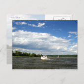 Auf dem Fluss Postkarte (Vorne/Hinten)