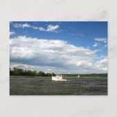 Auf dem Fluss Postkarte (Vorderseite)