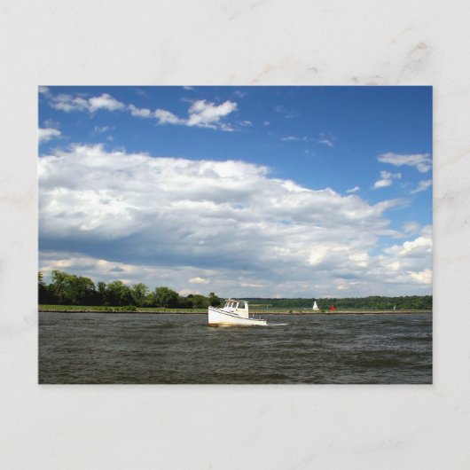 Auf dem Fluss Postkarte (Vorderseite)