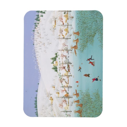 Auf dem Frostsee 1987 Magnet (Vertikal)