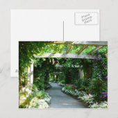 Auf dem Gartenweg Postkarte (Vorne/Hinten)