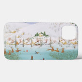 Auf dem gefrorenen See 1987 Case-Mate iPhone Hülle (Rückseite (Horizontal))