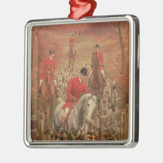 Auf dem Geruch 1906 Silbernes Ornament (Links)