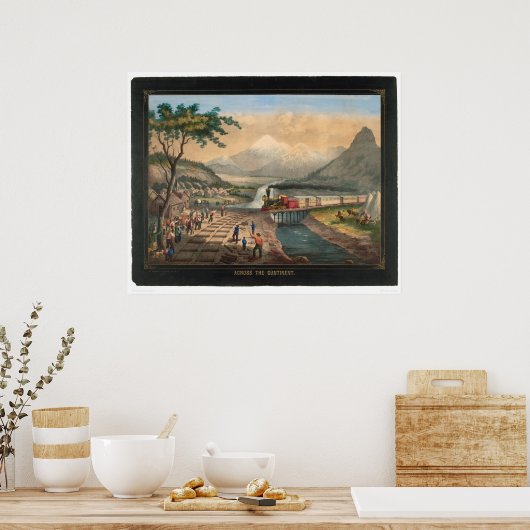 Auf dem gesamten Kontinent (0005A) Poster (Küche)