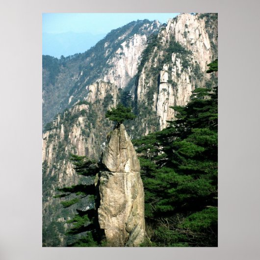 Auf dem Gipfel - Huangshan Poster (Vorne)