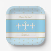 Auf dem Glauben basierende, Christliche Taufen Pap Pappteller (Vorderseite)