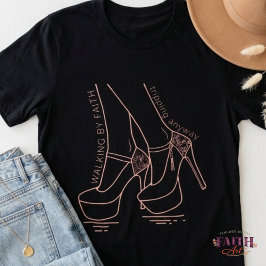 Auf dem Glaubensweg, trotzdem gestolpert – Lustig T-Shirt