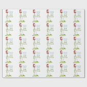 Auf dem Golfplatz Geschenkpapier (Flach)