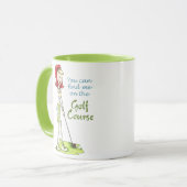 Auf dem Golfplatz Tasse (Vorderseite Links)