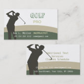 Auf dem grünen Golf Visitenkarte (Vorne/Hinten)