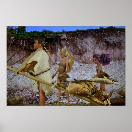 Auf dem Heimweg nach der Jagd. Poster (Vorne)