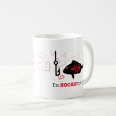 Auf dem Herz und Fisch Valentinstag Kaffeetasse (VorderseiteRechts)