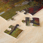 Auf dem Hudson 1860 (Öl auf Leinwand) Puzzle (Seite)