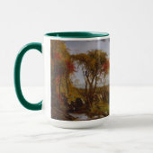 Auf dem Hudson 1860 (Öl auf Leinwand) Tasse (Links)