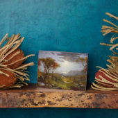 Auf dem Hudson River, 1860 (Öl auf Leinwand) Fotoplatte (Seite)