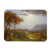 Auf dem Hudson River, 1860 (Öl auf Leinwand) Magnet (Horizontal)