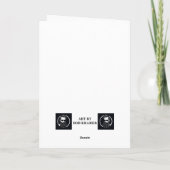 Auf dem Hügel, nicht über dem Hügel Oma Birthday Karte (Rückseite)