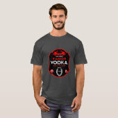 Auf dem Hügel um 40 Vodka Drinker T-Shirt (Vorne ganz)