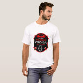 Auf dem Hügel um 50 Vodka Drinker T-Shirt (Vorne ganz)