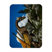 Auf dem Hügel Vinyl Magnet (Vertikal)