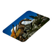 Auf dem Hügel Vinyl Magnet (Linke Seite)