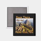 Auf dem Inka-Trail - Machu Picchu Magnet (Vorderseite/Rückseite)