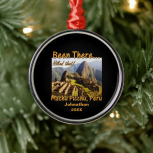 Auf dem Inka-Trail - Machu Picchu Ornament Aus Metall