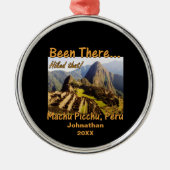 Auf dem Inka-Trail - Machu Picchu Ornament Aus Metall (Vorne)