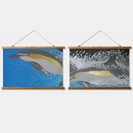 Auf dem Jackpot "Sportfischerei" Wandteppich Mit Holzrahmen