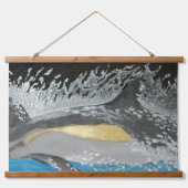 Auf dem Jackpot "Sportfischerei" Wandteppich Mit Holzrahmen (Vorderseite 2)