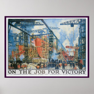 Auf dem Job für Sieg! Poster