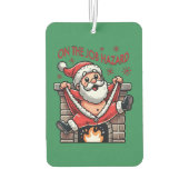 Auf dem Job Hazard Santa on Fire Autolufterfrischer (Rückseite)