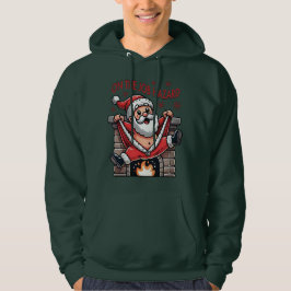 Auf dem Job Hazard Santa on Fire Hoodie