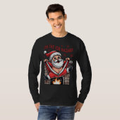 Auf dem Job Hazard Santa on Fire T-Shirt (Vorne ganz)