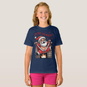 Auf dem Job Hazard Santa on Fire T-Shirt (Vorne ganz)