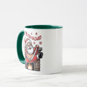 Auf dem Job Hazard Santa on Fire Tasse (Vorderseite Links)