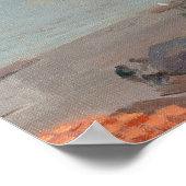 Auf dem Kai | William Blair Bruce Poster (Ecke)