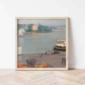 Auf dem Kai | William Blair Bruce Poster