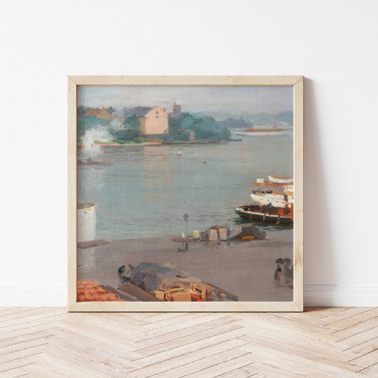 Auf dem Kai | William Blair Bruce Poster