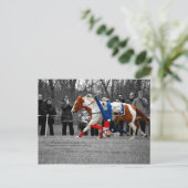 Auf dem Kopf Postkarte (Stehend Vorderseite)